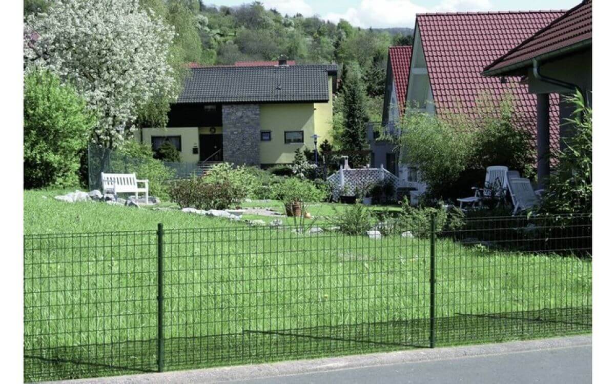 Alberts Zaun-Set Fix-Clip Pro mit Einschlaghülsen, 1,53 m Höhe, 25 m Länge, Anthrazit, Komplettset Produktabbildung 2