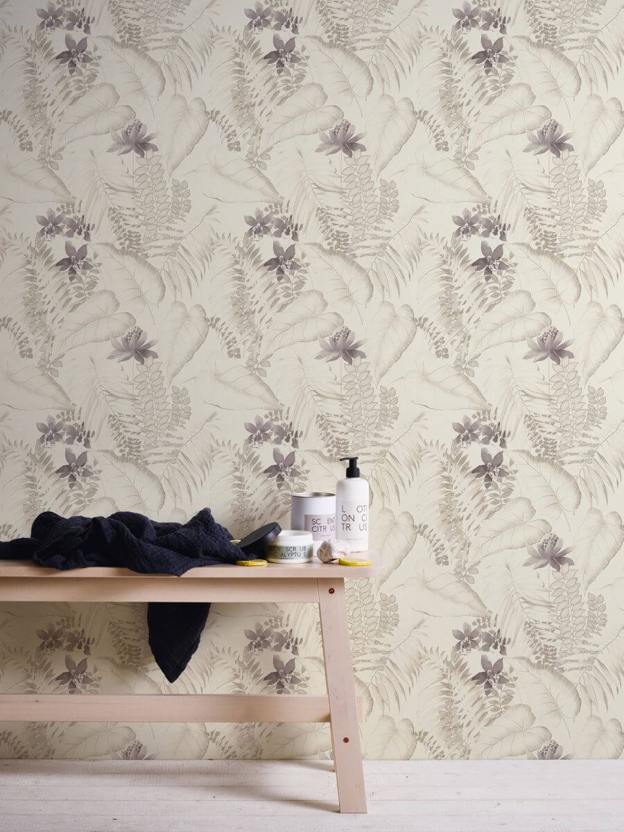 AS Creation Tapete | Blumentapete Beige Braun Grau | Exotic Life Produktabbildung 4