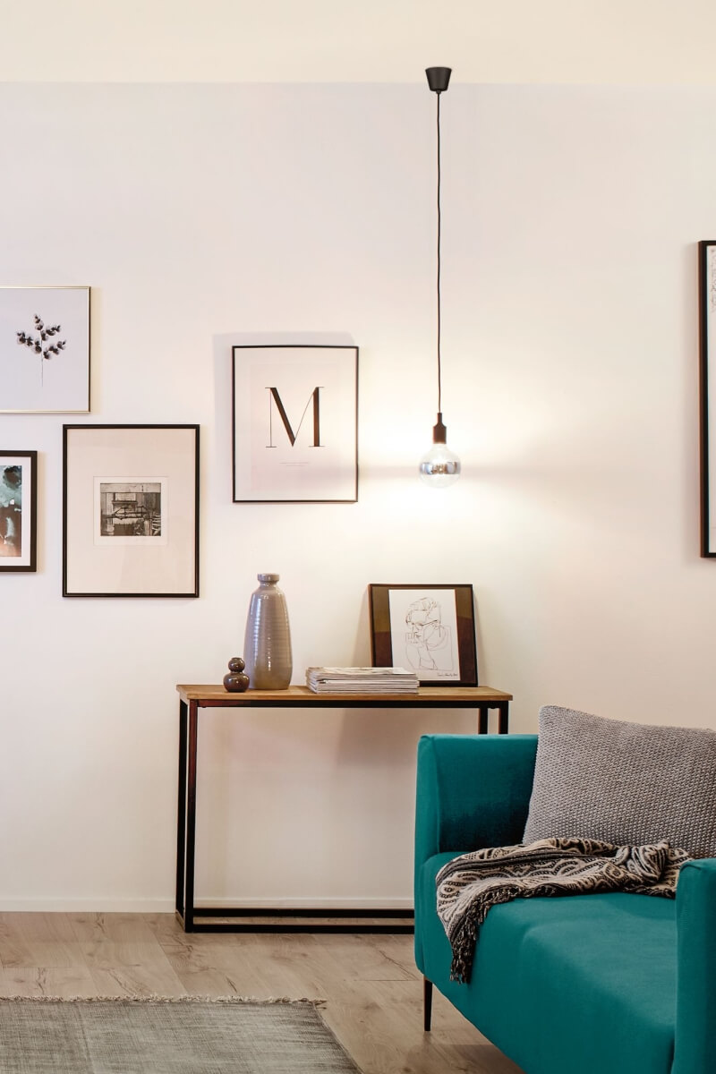 Paulmann Ketil Pendelleuchte, E27, max 20 W, IP44, schwarz, Silikon | Kunststoff Produktabbildung 9