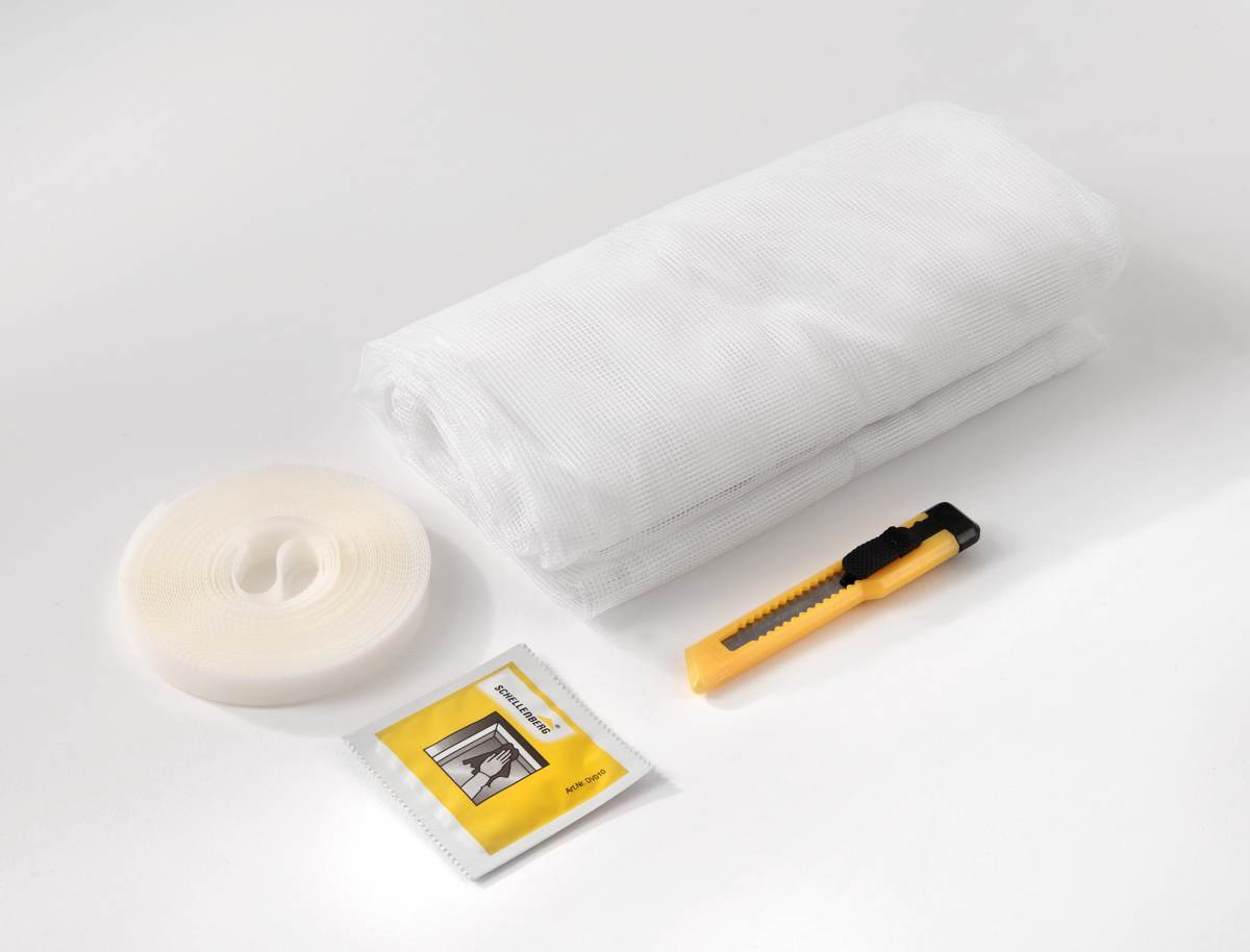 Schellenberg Fliegengitter für Dachfenster mit Reißverschluss, 150 x 180 cm, zuschneidbar Produktabbildung 4