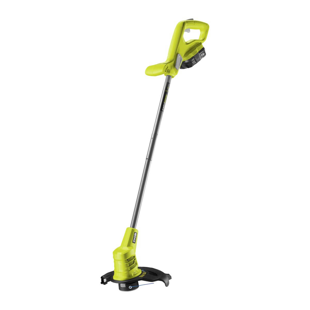 Ryobi Akku Rasentrimmer ONE+ 18 V, 25 cm Schnittbreite, mit 1,5 Ah Akku und Ladegerät, RLT1825M15S Produktabbildung
