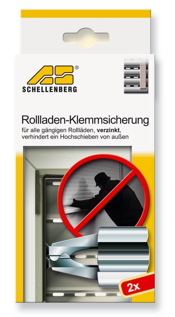 Schellenberg Klemmsicherung für Rollläden - 3er-Pack (6 Stück) Produktabbildung 2