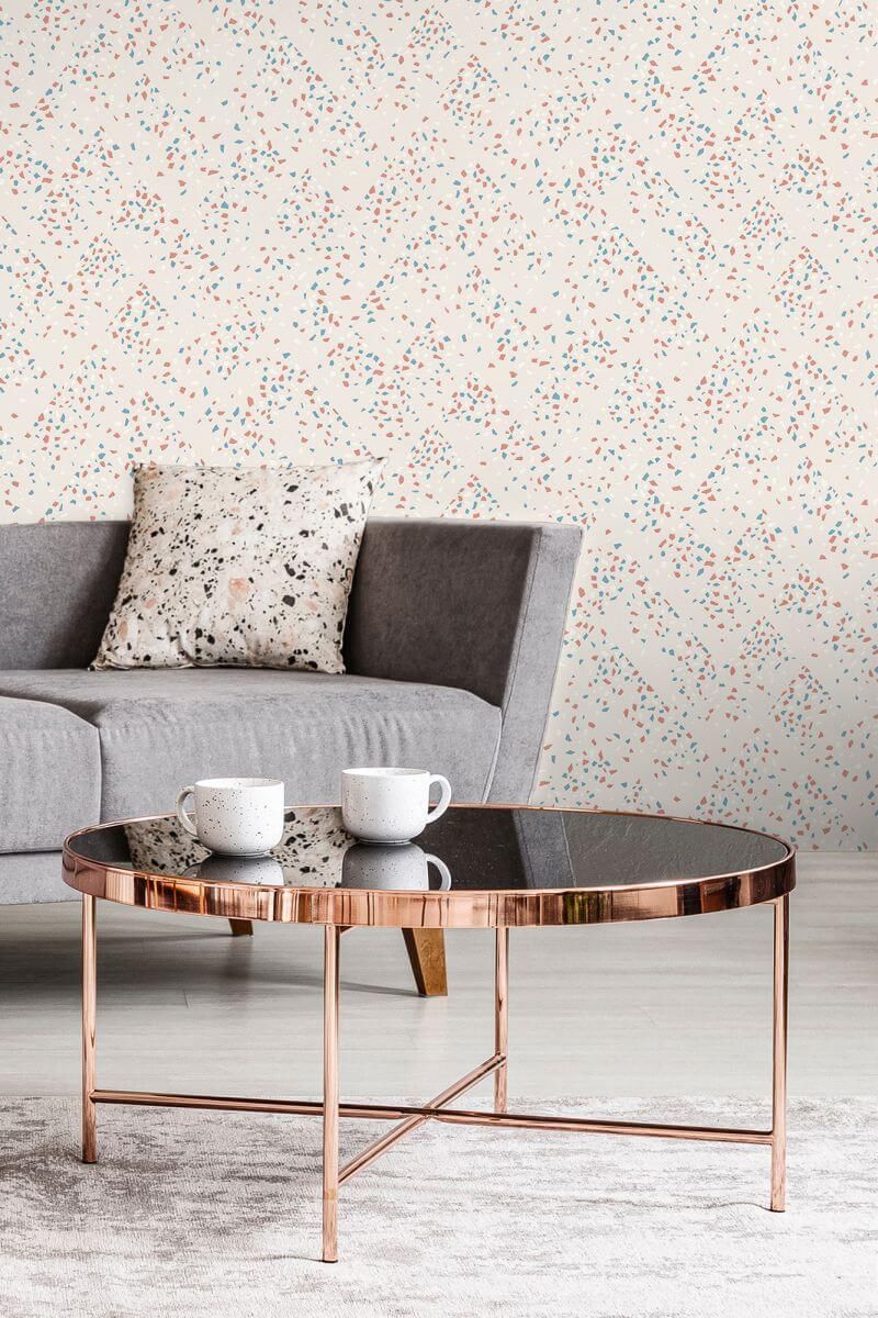 AS Creation Tapete | Moderne Tapete Weiß Blau Rosa | New Walls Produktabbildung 4