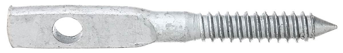 Alberts Flechtzaunhalter 100 x 15 mm, Blattschrauben -Form, feuerverzinkt Produktabbildung