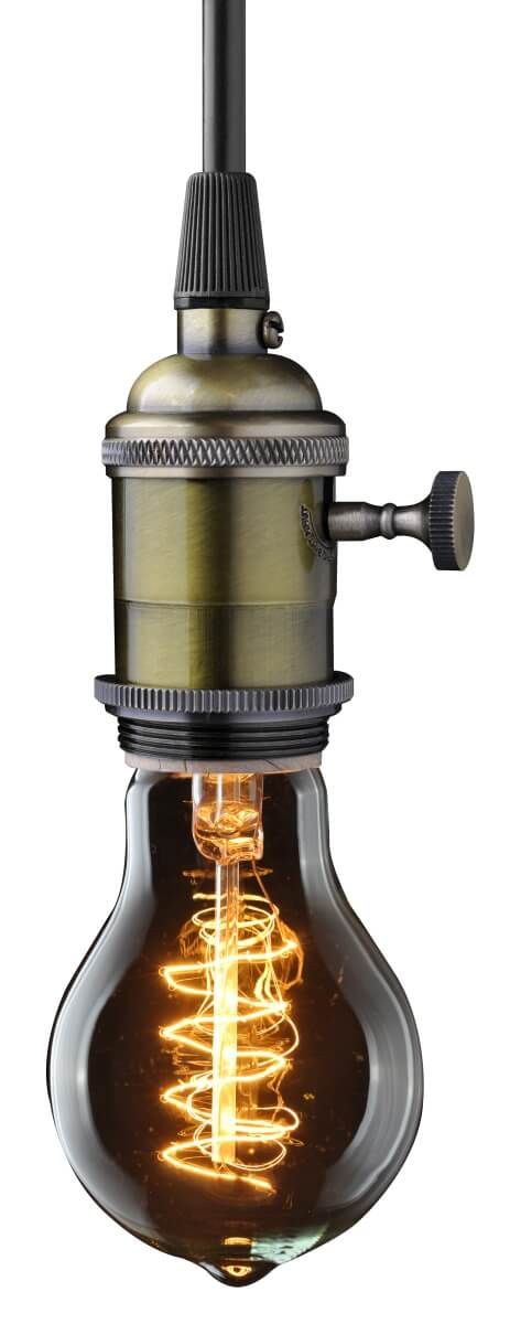 Blulaxa LED Filament Vintage Lampe Birnenform, 5W = 25W, E27, 250 lm, extra warmweiß (1800 K) Produktabbildung 2