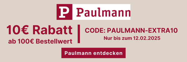 10€ ab 100€ sparen auf Paulmann mit Code PAULMANN-EXTRA10