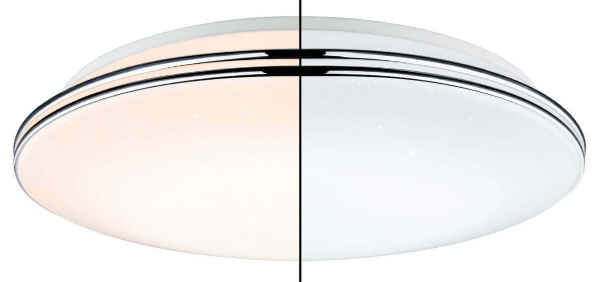 Paulmann Deckenleuchte Costella LED rund 22W Weiß Sternenhimmel Warmweiß bis Kaltweiß Produktabbildung 1