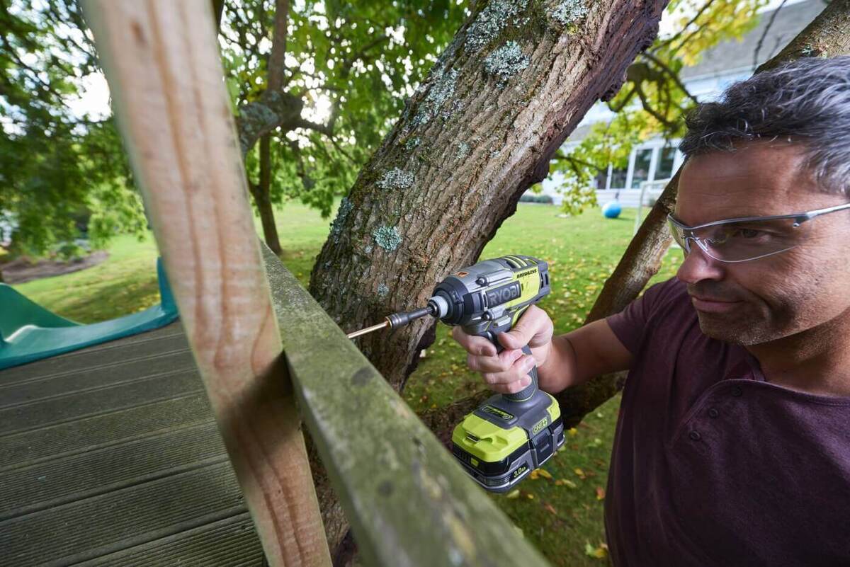 Ryobi Brushless Akku-Schlagschrauber DeckDriveTM ONE+ 18 V | Akkuschrauber ohne Akku | R18IDBL-0 Produktabbildung 2