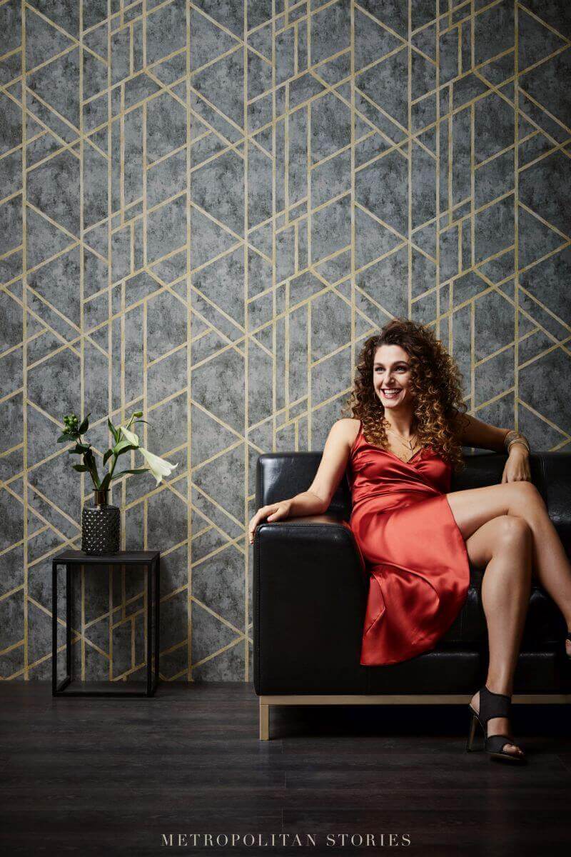 Livingwalls Grau Linien Modern Vliestapete Metropolitan Stories 369281 Produktabbildung 6