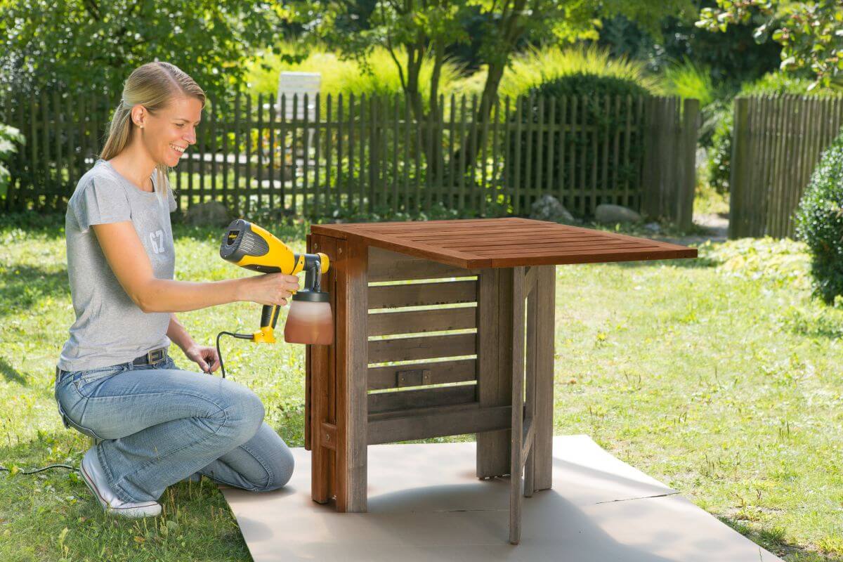 WAGNER W 100 Farbsprühsystem für Lacke & Lasuren | Farbspritzgerät für Holz & Metall Produktabbildung 7