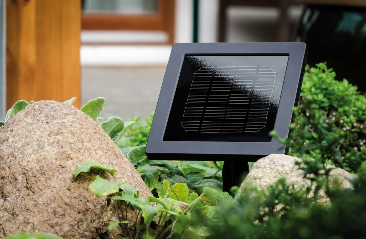 Paulmann Einbauleuchte - Set MiniSol 5x0,2W + Solarspieß, Edelstahl/Schwarz, IP67 Produktabbildung 2