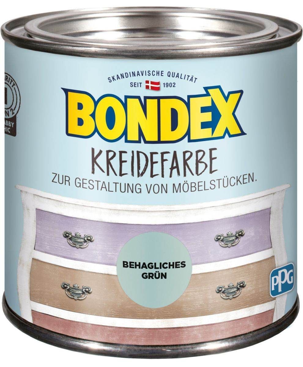 BONDEX Kreidefarbe, 0,5 l, leichte Verarbeitung, Behagliches Grün Produktabbildung