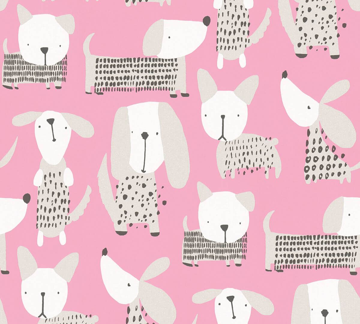 AS Creation Tapete Rosa Weiss | Kindertapete Kinderzimmer | Boys & Girls 6 Produktabbildung 1