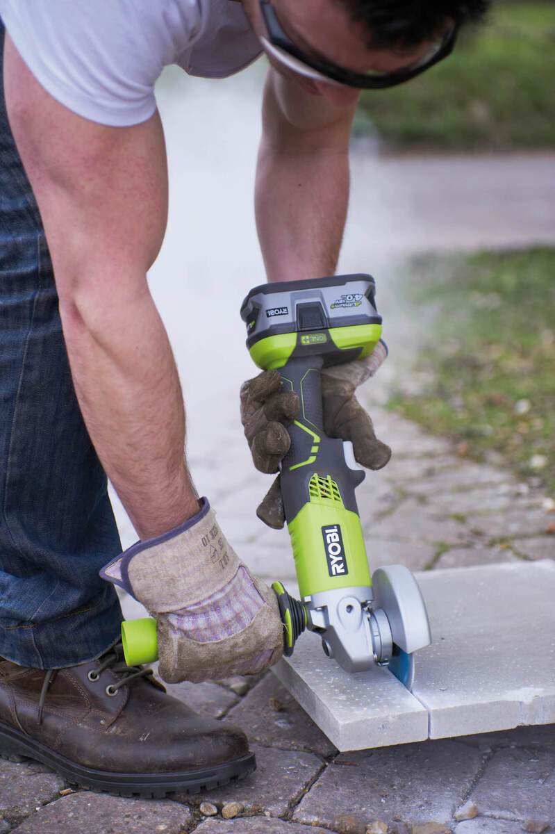 Ryobi Akku-Winkelschleifer ONE+ 18 V ohne Akku | Ladegerät R18AG-0 Akku-Schleifer Produktabbildung 4