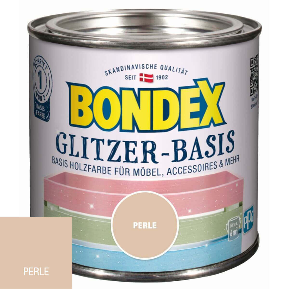 Bondex Glitzer-Basis, 0,5 l, Perle Produktabbildung 6