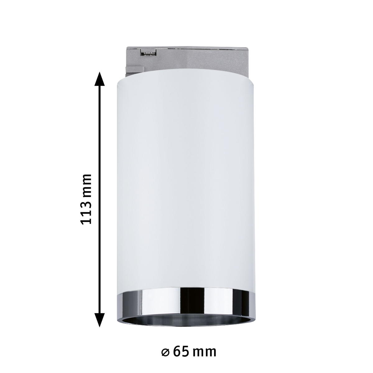 Paulmann URail Spot Tube in Signalweiß GU10 Produktabbildung 12