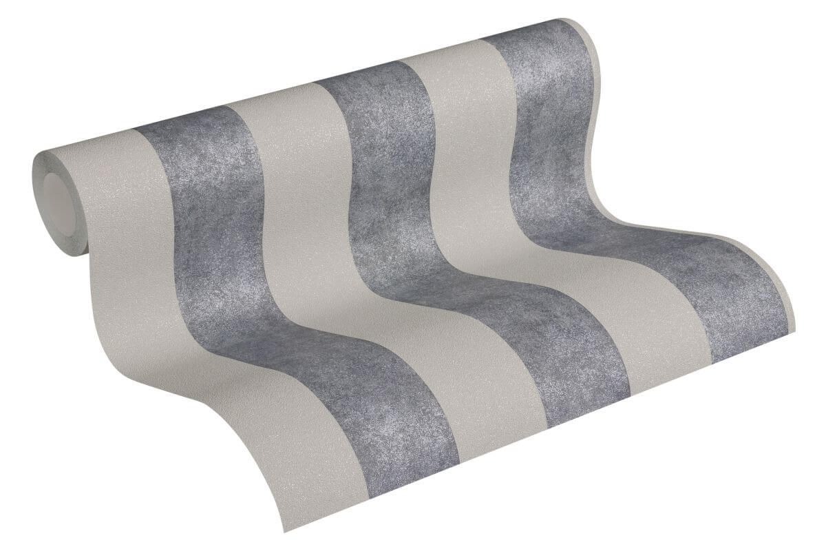 AS Creation Tapete | Streifentapeten Beige Grau Schwarz | Trendwall Produktabbildung 3