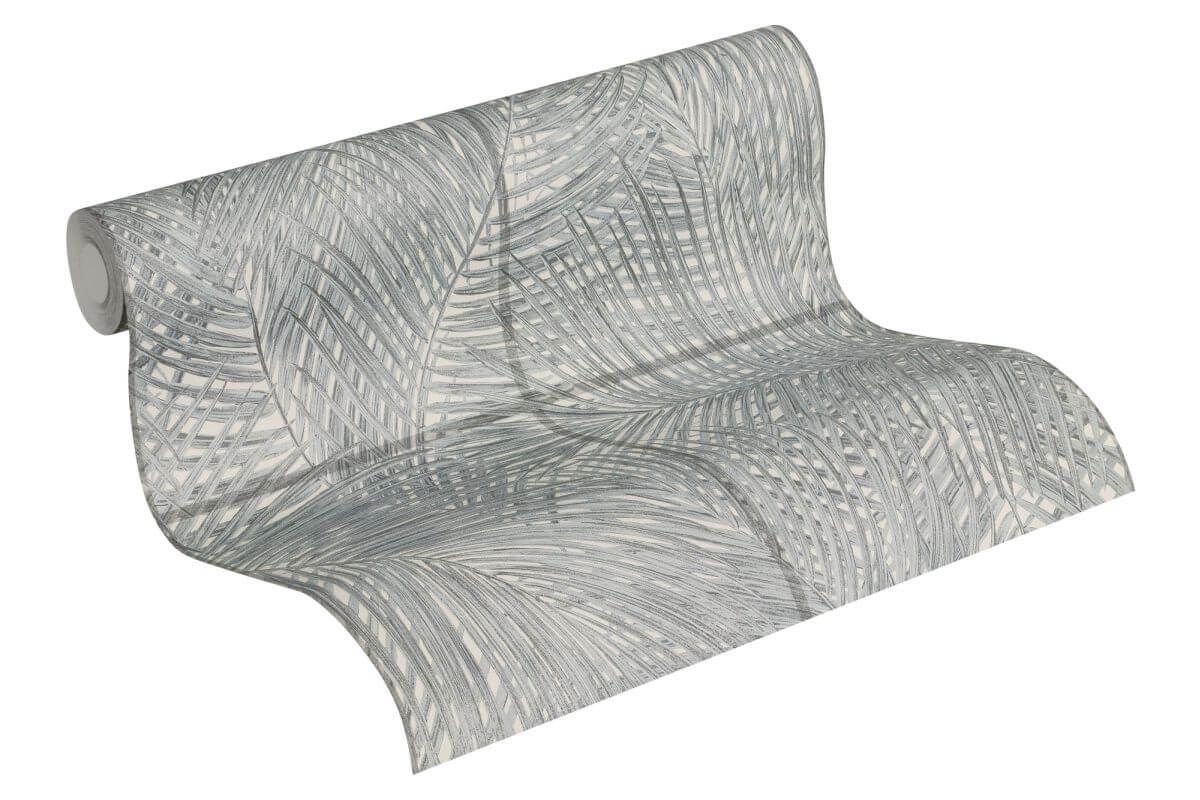 AS Creation Tapete | Dschungeltapete Grau Schwarz Weiß | Sumatra Produktabbildung 2