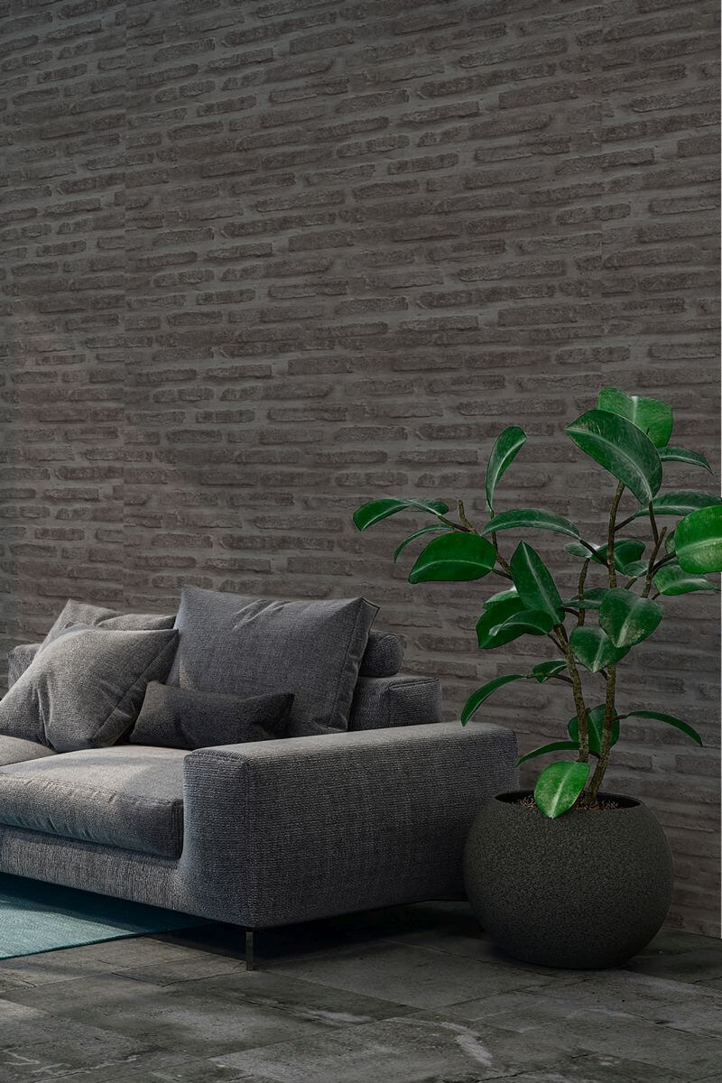 AS Creation Tapete | Steinoptik Schwarz Grau | New Walls Produktabbildung 4