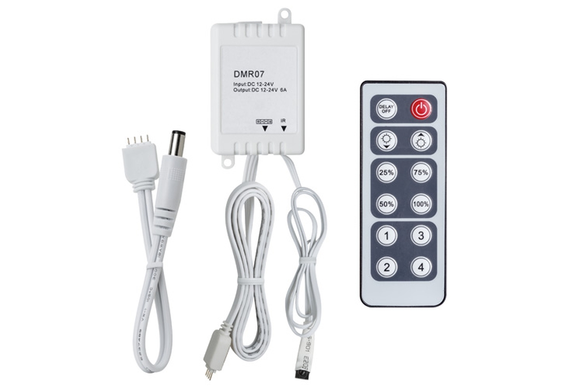 Paulmann LED-Stripes - Function YourLED Dimm/Switch Controller 12V DC mit IR Fernbedienung Produktabbildung
