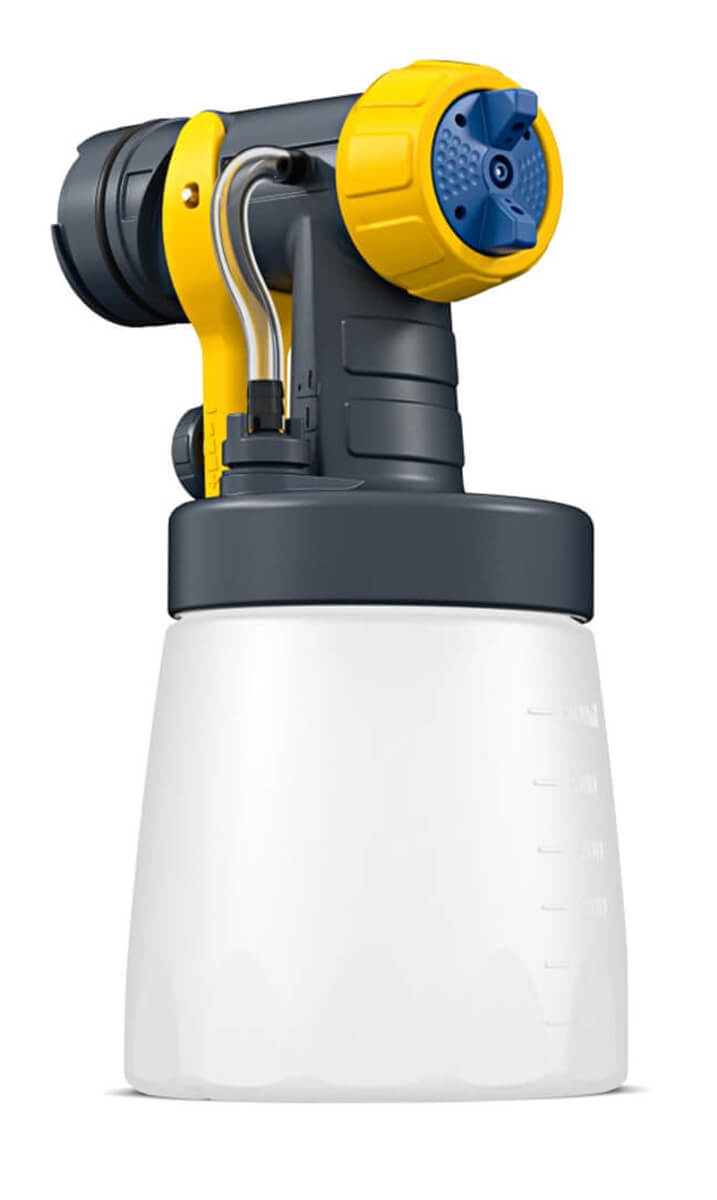 WAGNER EXTRA Brilliant Holz + Metall, 600 ml Farbsprühgerät-Behälter + Sprühkopf Produktabbildung 1