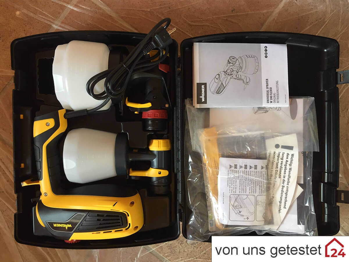 WAGNER Universal Sprayer W590 FLEXiO | Farbsprühgerät | inkl 2 Sprühaufsätzen für Wandfarben, Lacke und Lasuren Produktabbildung 10