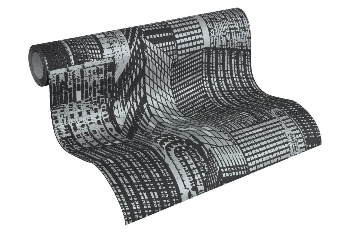 AS Creation Tapete | Kindertapete Metallic Schwarz | Il Decoro Produktabbildung 2