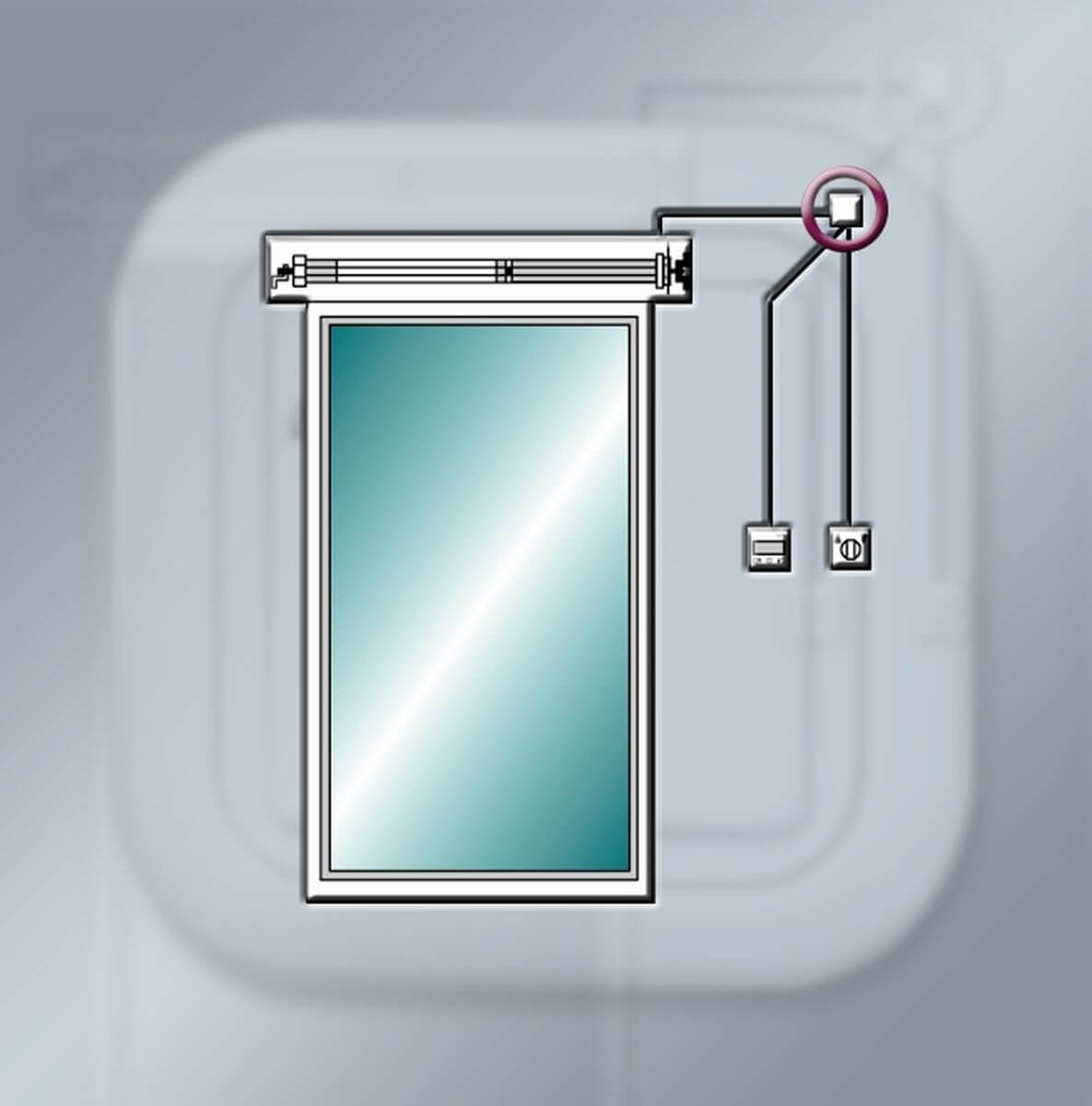 Schellenberg 1-fach Trennrelais, Unterputz, IP20, Weiß Produktabbildung 3