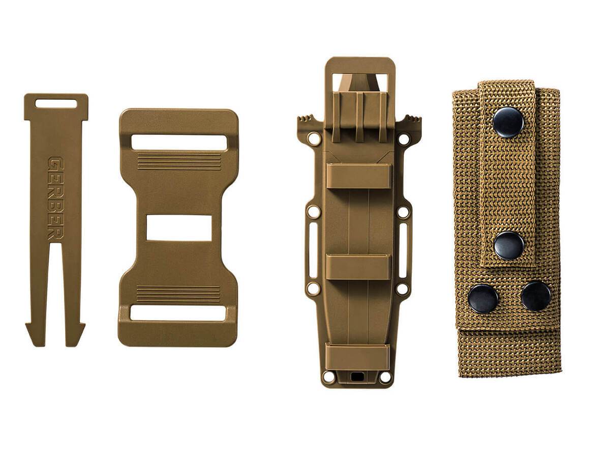 2A-Ware Gerber Strongarm Survivalmesser | Coyote-Braun | Dünnschliff Taschenmesser Produktabbildung 4