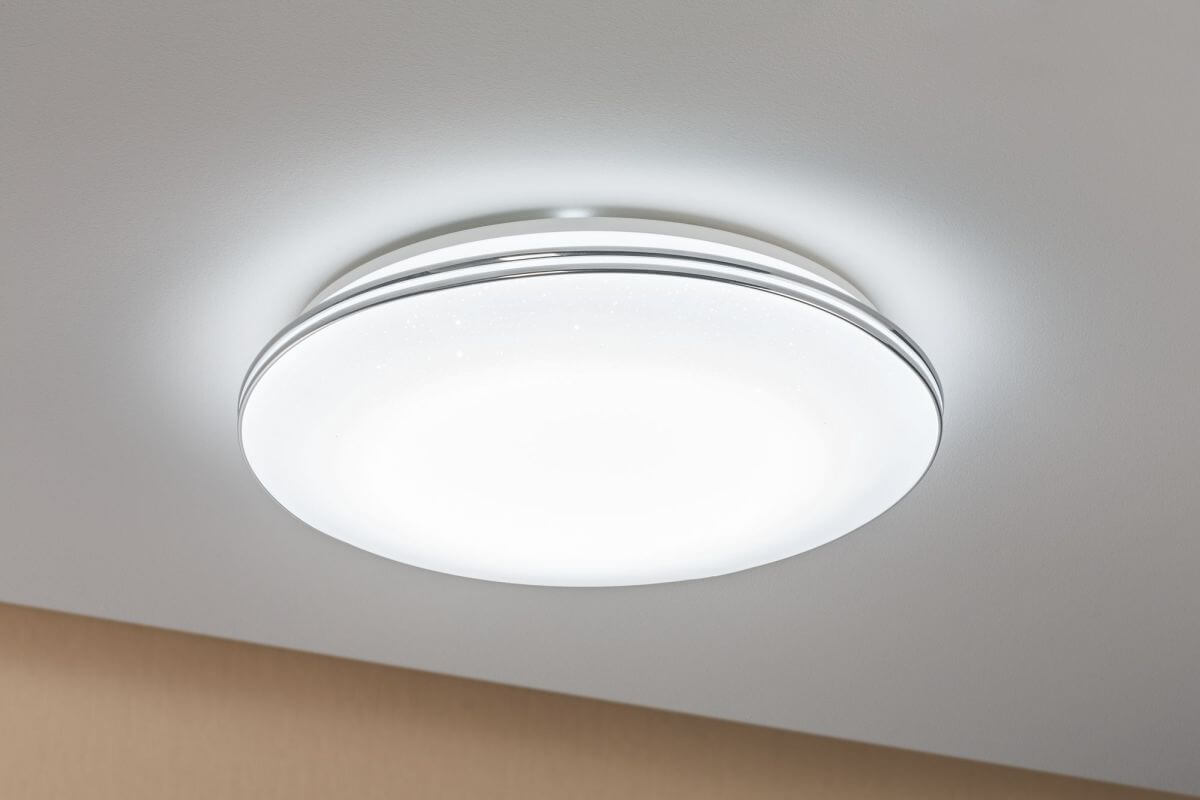 Paulmann Deckenleuchte Costella LED rund 22W Weiß Sternenhimmel Warmweiß bis Kaltweiß Produktabbildung 3