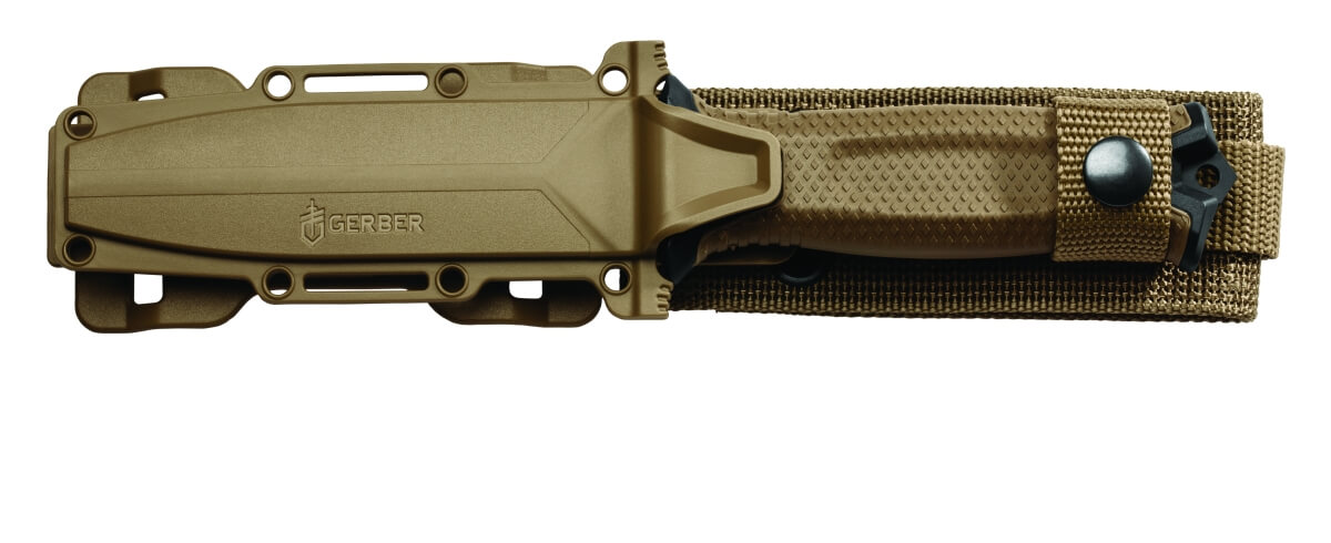 2A-Ware Gerber Strongarm Survivalmesser | Coyote-Braun | Dünnschliff Taschenmesser Produktabbildung 2