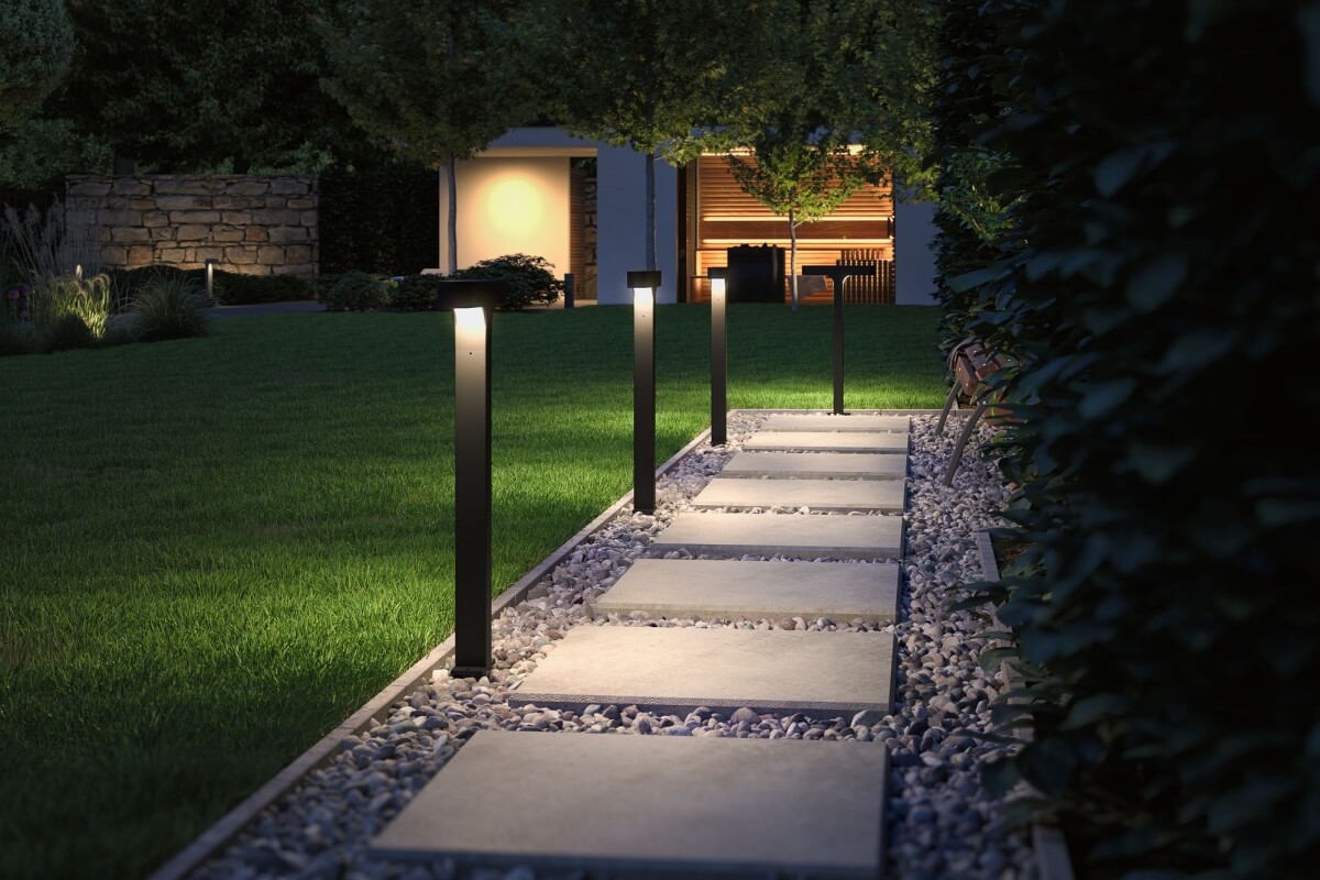 Paulmann Outdoor Pollerleuchte Dobla Anthrazit IP44 8W=100W 230V Warmweiß Produktabbildung 7