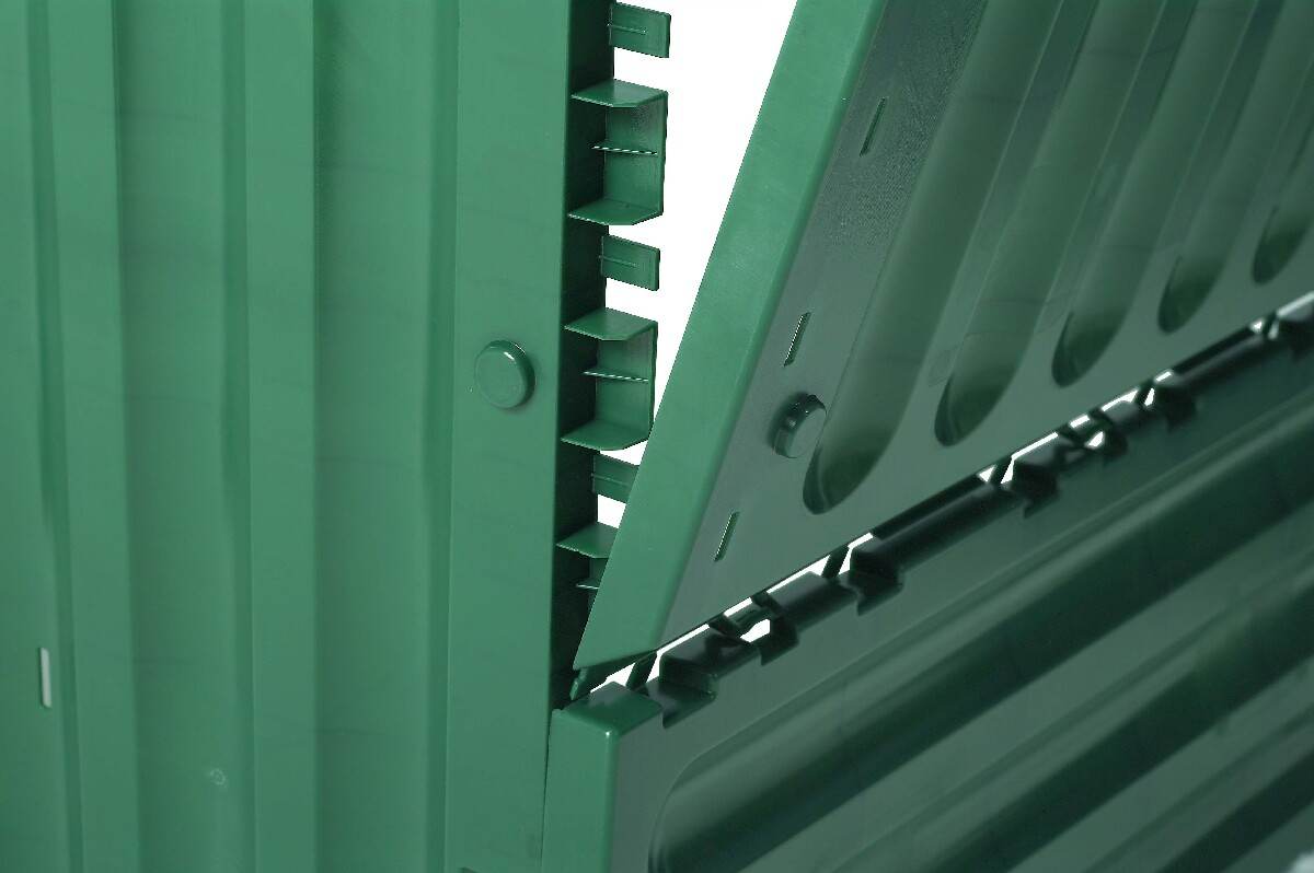 2A-Ware GARANTIA ECO-KING Komposter für den Garten, grün, 600 Liter, Schnellkomposter aus Kunststoff Produktabbildung 5
