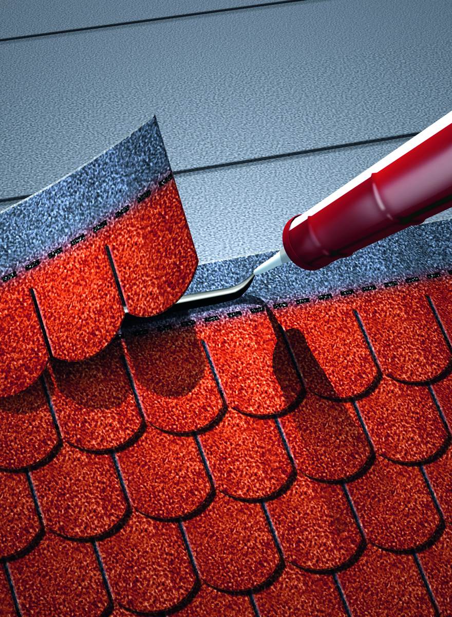 MEM Ziegel- und First-Fest 445 g | Bitumenklebstoff für Schindeln oder Dachbahnen Produktabbildung 2