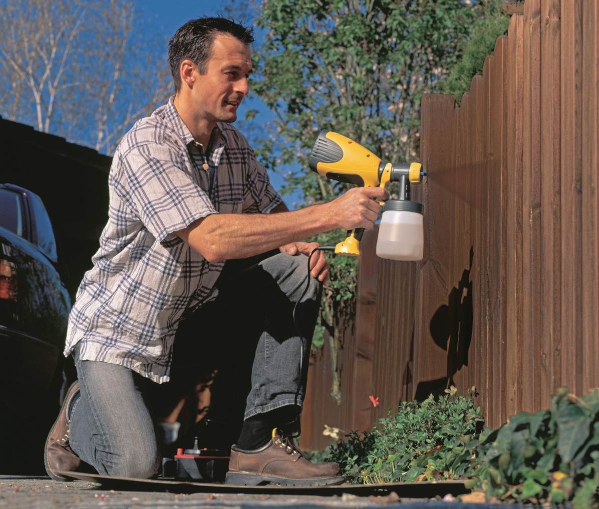 WAGNER EXTRA Brilliant Holz + Metall, 600 ml Farbsprühgerät-Behälter + Sprühkopf Produktabbildung 3