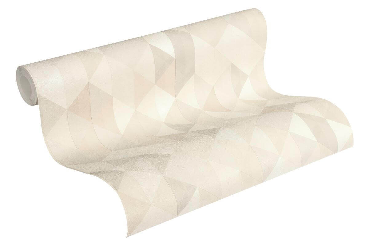 AS Creation Tapete | Geometrisches Muster Beige Braun Grau | Trendwall Produktabbildung 2