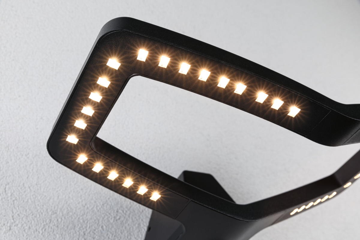 Paulmann LED Wandleuchte Alara in Anthrazit 10W 450lm IP44 mit Bewegungsmelder und Dämmerungssensor Produktabbildung 4