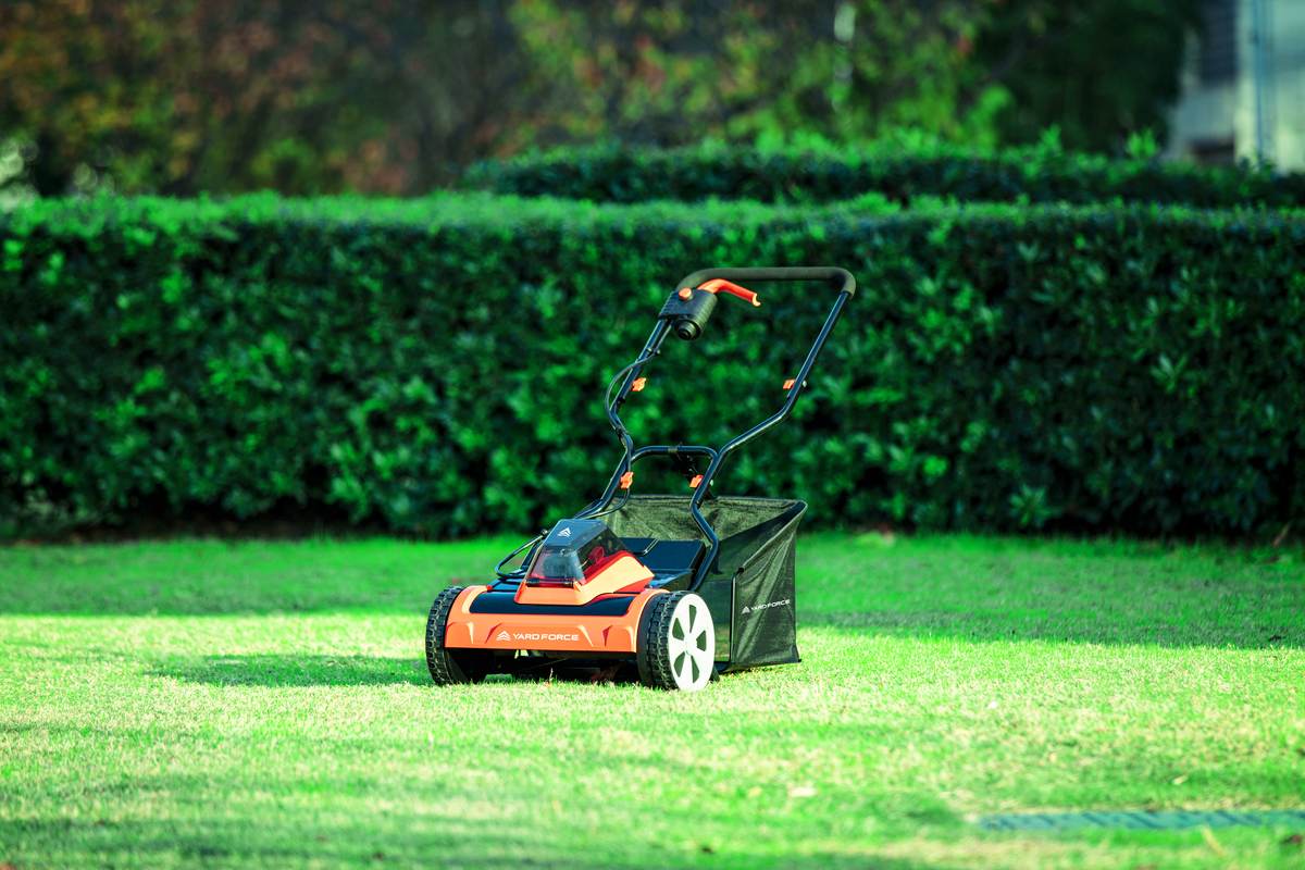 Yard Force Akku-Spindelmäher LM C38-EU | 20 V | Schnittbreite 38 cm |inkl. Akku & Ladegerät Produktabbildung 8