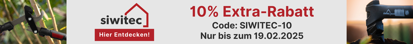 10% sparen auf siwitec mit Code SIWITEC-10