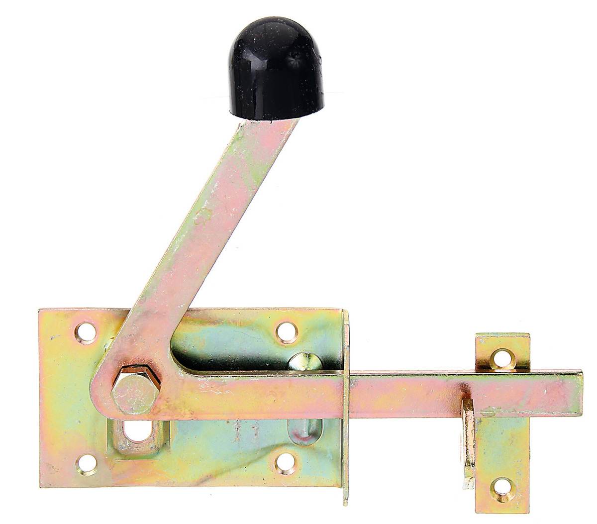 Alberts Gartentorfalle, verzinkt, schmal 100 x 60 mm, Gartentor-Riegel, Gartentorverschluss, Stahl Produktabbildung 1