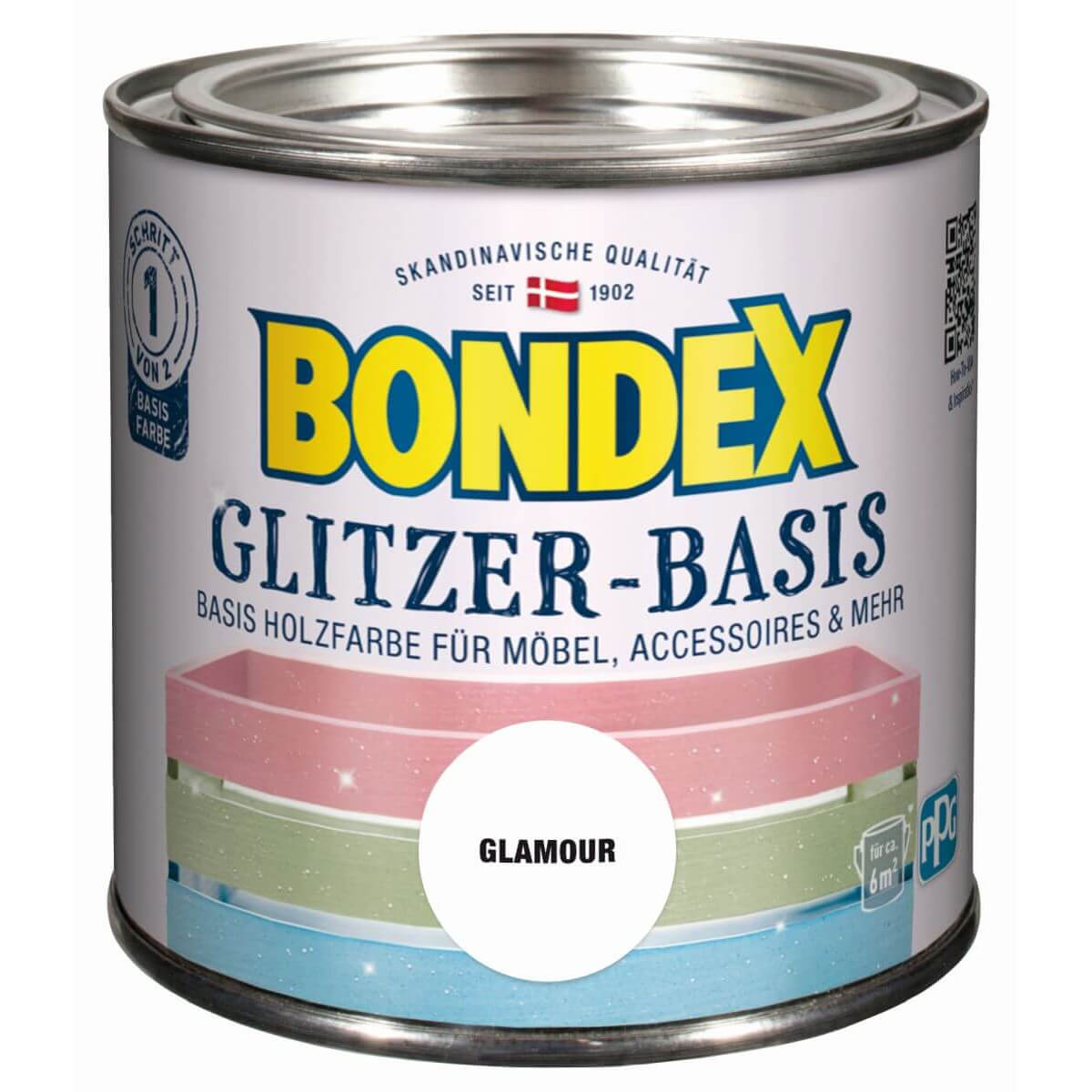Bondex Glitzer-Basis, 0,5 l, Perle Produktabbildung 7