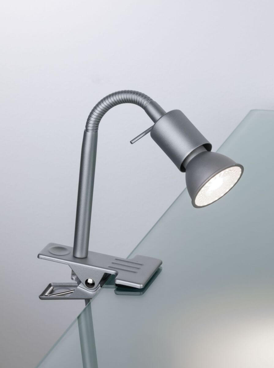 Paulmann Klemmspot Finja, max 35W, GU10, Schnuschalter, Chrom Produktabbildung 4