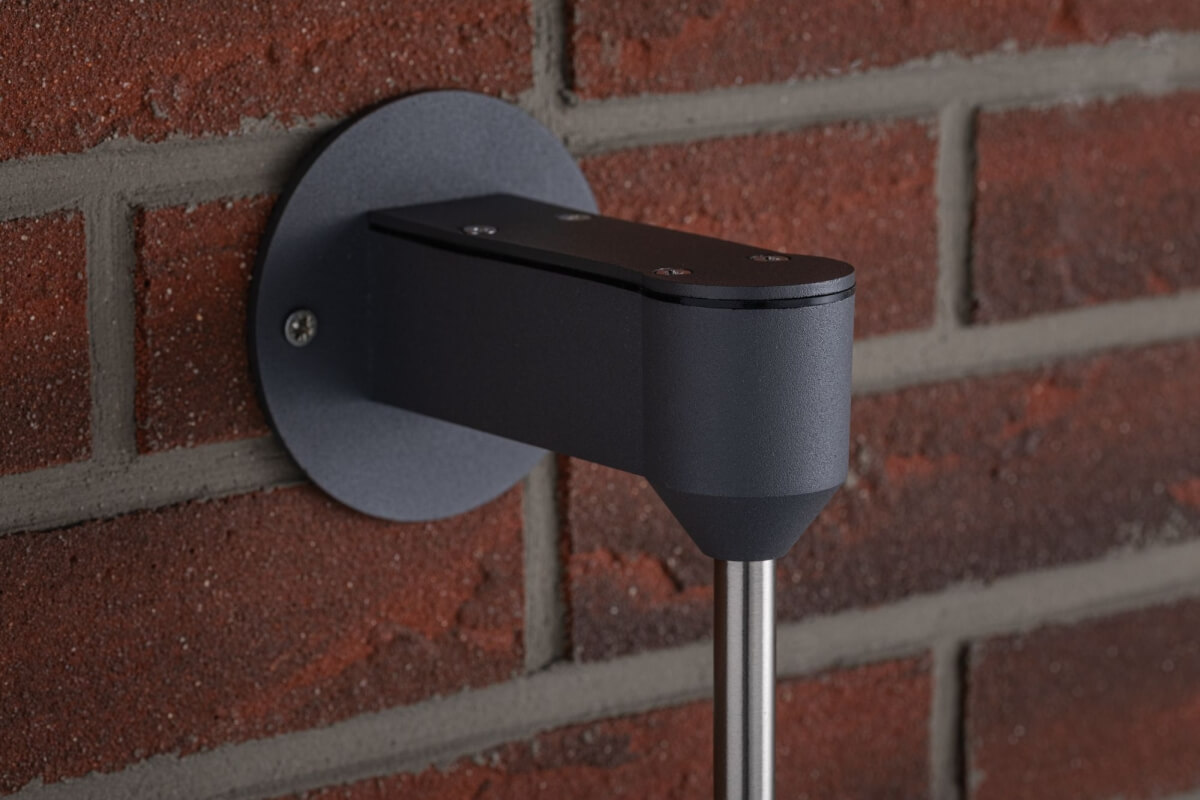 Paulmann Wandleuchte House Klassik, E27, max 60 W, IP44 spritzwassergeschützt, Klarglas | Grau, lang Produktabbildung 7