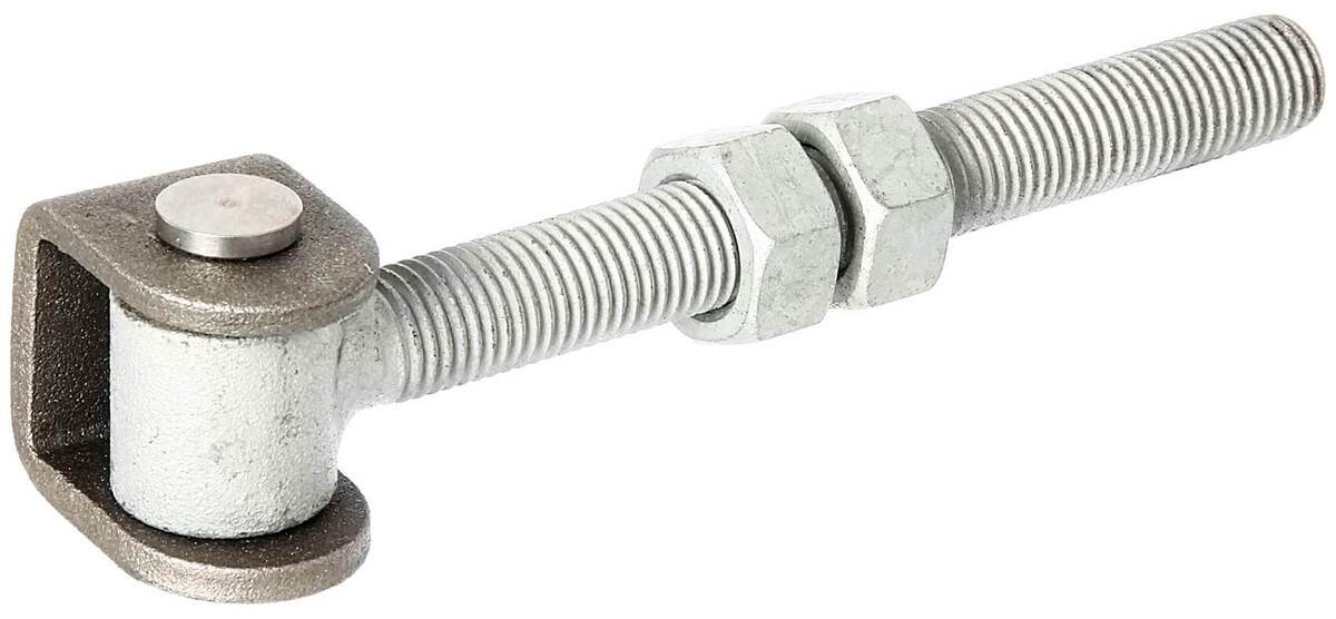 Alberts Torband mit Muttern M16, roh,zum Aufschrauben, Verbindungsbolzen und Sicherungsring Produktabbildung 1