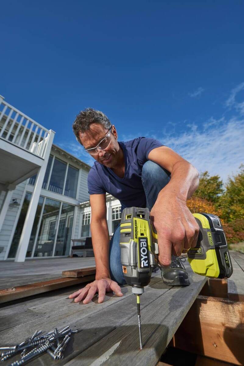 Ryobi Brushless Akku-Schlagschrauber DeckDriveTM ONE+ 18 V | Akkuschrauber ohne Akku | R18IDBL-0 Produktabbildung 4