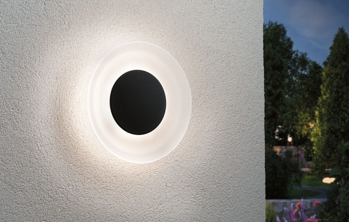 Paulmann Outdoor Wandleuchte Circea, Anthrazit, IP44, 4W, 230V, Warmweiß Produktabbildung 3