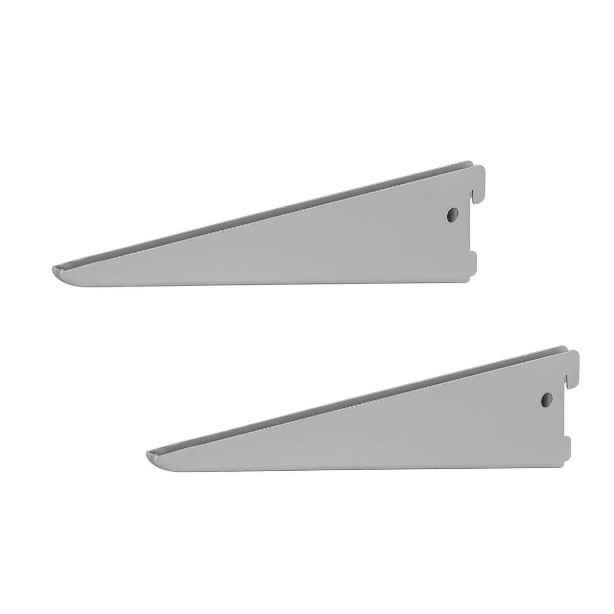 siwitec U-Träger in Aluweiss, verschiedene Grössen, Regalhalter für Regalschienensystem, Regalträger Produktabbildung