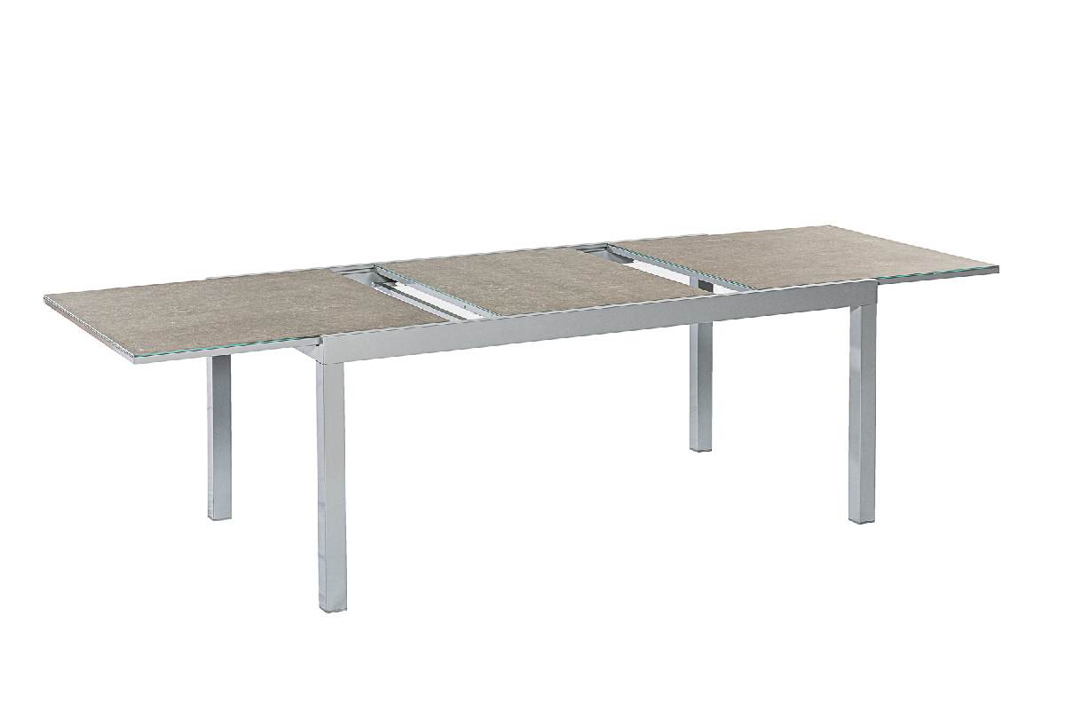 YOURSOL by Merxx Gartenmöbel Set Amalfi di Lusso 8 Personen Semi Ausziehtisch 180-250 cm Steinoptik Produktabbildung 6