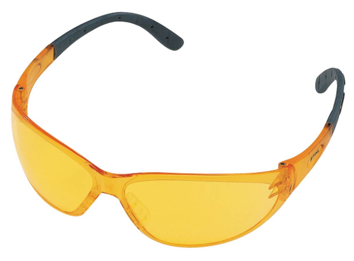 Stihl Schutzbrille Dynamic Contrast orange oder gelb | Beschussklasse F | Kratzfest +beschlagfrei Produktabbildung