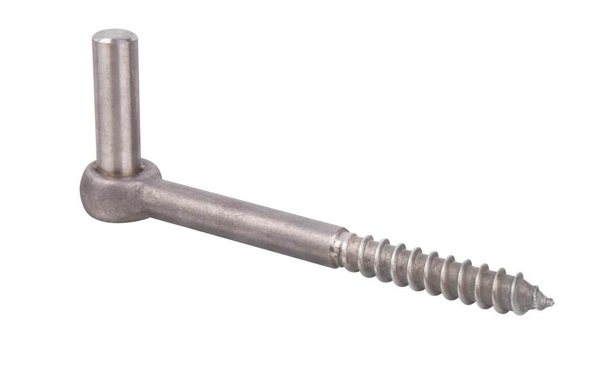 Alberts Kloben Einschraubkloben, Edelstahl, Ø 13 mm, 155 mm, Holzgewinde Ø 12 mm, Türbeschlag Produktabbildung 1